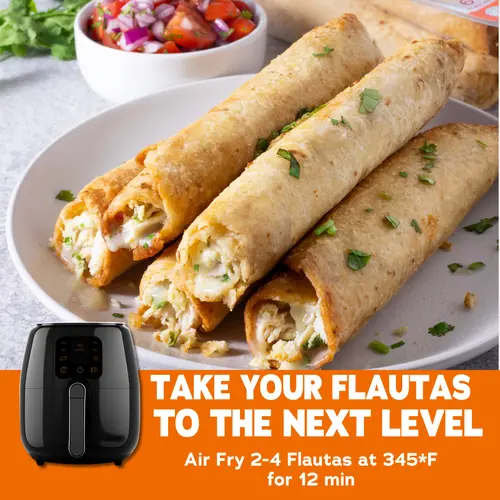 Realgood Foods Co. Chicken & Cheese Flautas, 6 Count, 16.5 oz (Refrigerated) thumbnail 4
