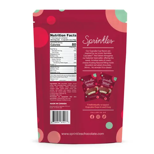 Sprinkles Premium Red Velvet Cupcake Cups, 3.45oz Pouch, Gluten Free thumbnail 4