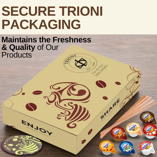 International Delight Coffee Creamer Singles, Hersheys Chocolate, Sweet Cream & 5 More Flavors, Coasters & Stirrers - 10 thumbnail 3