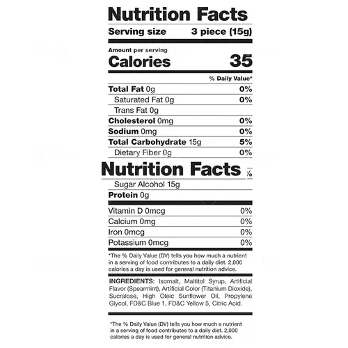 Sugar Free Spearmint Starlight Hard Candy - 1 Pound Bulk Bag (About 85 Pieces) - Keto Friendly Sugar Free Mints Individually Wra thumbnail 2