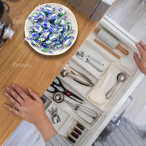 Sugar Free Spearmint Starlight Hard Candy - 1 Pound Bulk Bag (About 85 Pieces) - Keto Friendly Sugar Free Mints Individually Wra thumbnail 4