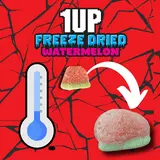 1UP Freeze Dried Watermelon Candy, 2.0 oz Resealable Bag thumbnail 3