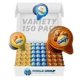 International Delight Coffee Creamers Delight Liquid Non-Dairy Creamer Singles Variety Pack, Caramel Macchiato, French Vanilla, 