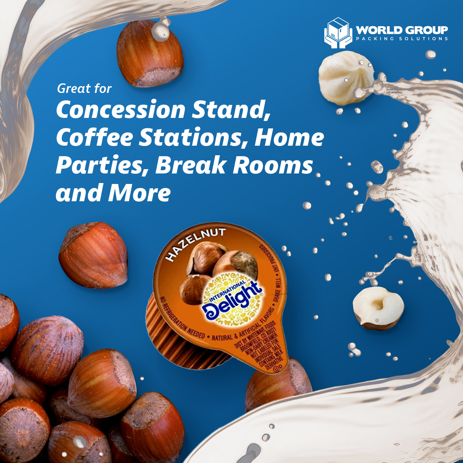 International Delight Coffee Creamers Delight Liquid Non-Dairy Creamer Singles Variety Pack, Caramel Macchiato, French Vanilla,  thumbnail 3