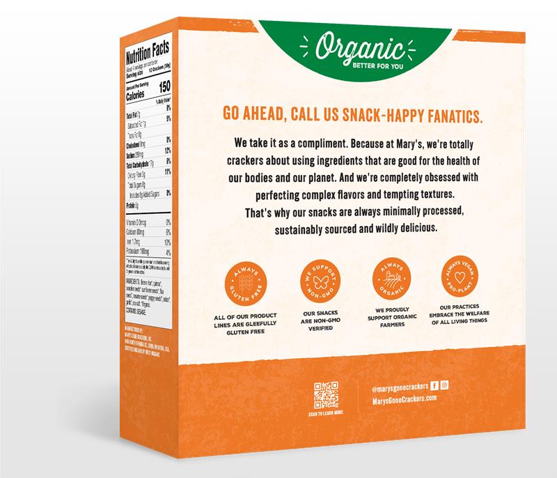 Mary's Gone Crackers Super Seed Everything, Guten-Free Crackers, 4 oz (6 Pack) thumbnail 2