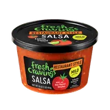 Fresh Cravings Restaurant Style Mild Salsa, 16 oz. Ready to Eat, Gluten Free, Recyclable Packaging, Keep Refrigerated.