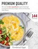 ReadyWise Long Term Meal - Powdered Eggs Bucket, 144 Servings, Emergency Food for Hiking & Camping, 25 Year Shelf Life thumbnail 2