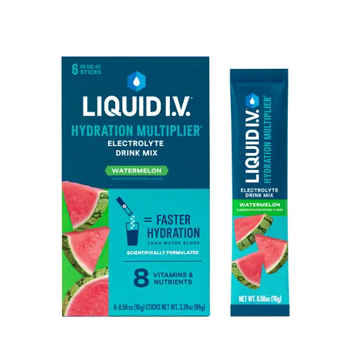 Liquid I.V.Â® Watermelon Hydration MultiplierÂ® Powdered Electrolyte Drink Mix, 6 Count Packets