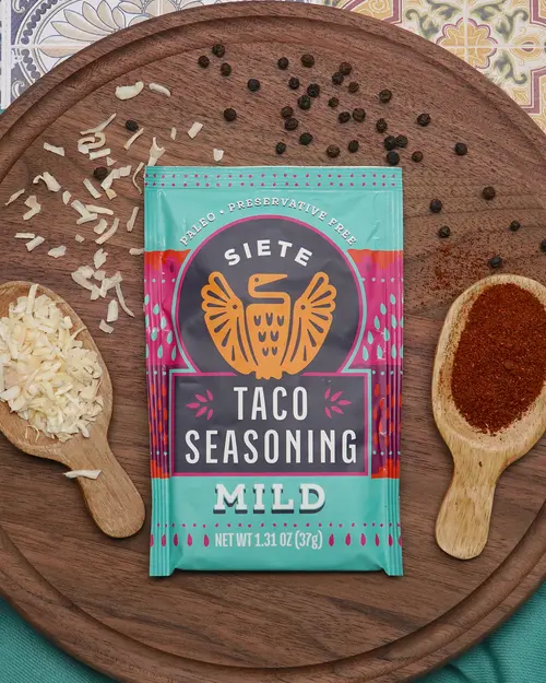 Siete Mild Taco Seasoning, Mixed Spice, 1.31 oz. Packet thumbnail 3