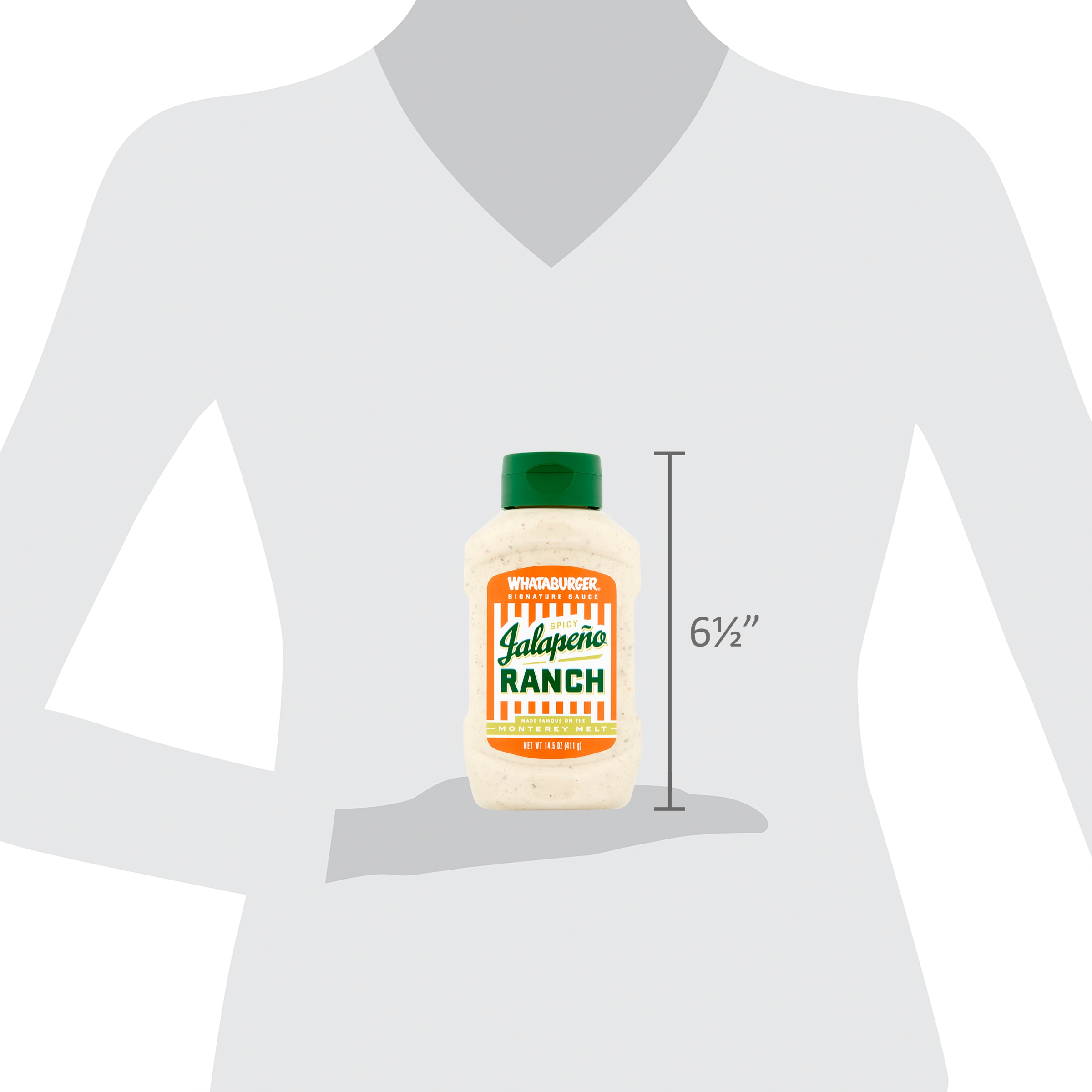 Jalapeno Spicy Ranch, Whataburger, 14.5 OZ. thumbnail 2