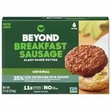 Beyond Meat Beyond Breakfast Sausage Plant-Based Breakfast Patties, Original 7.4 oz