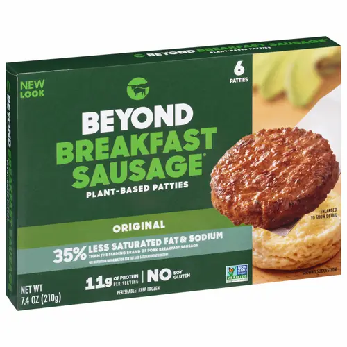 Beyond Meat Beyond Breakfast Sausage Plant-Based Breakfast Patties, Original 7.4 oz thumbnail 4