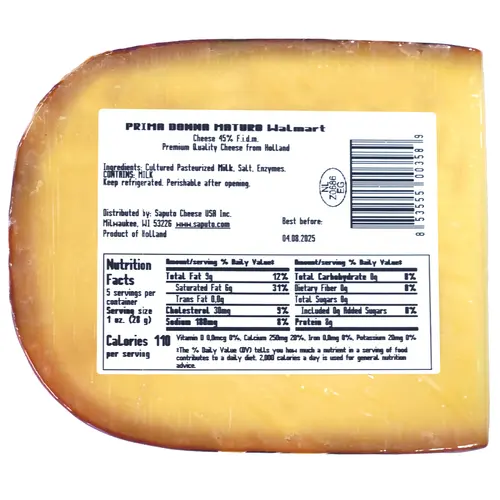Prima DonnaÂ® Maturo Aged Gouda Cheese Wedge, 5.3 oz thumbnail 3