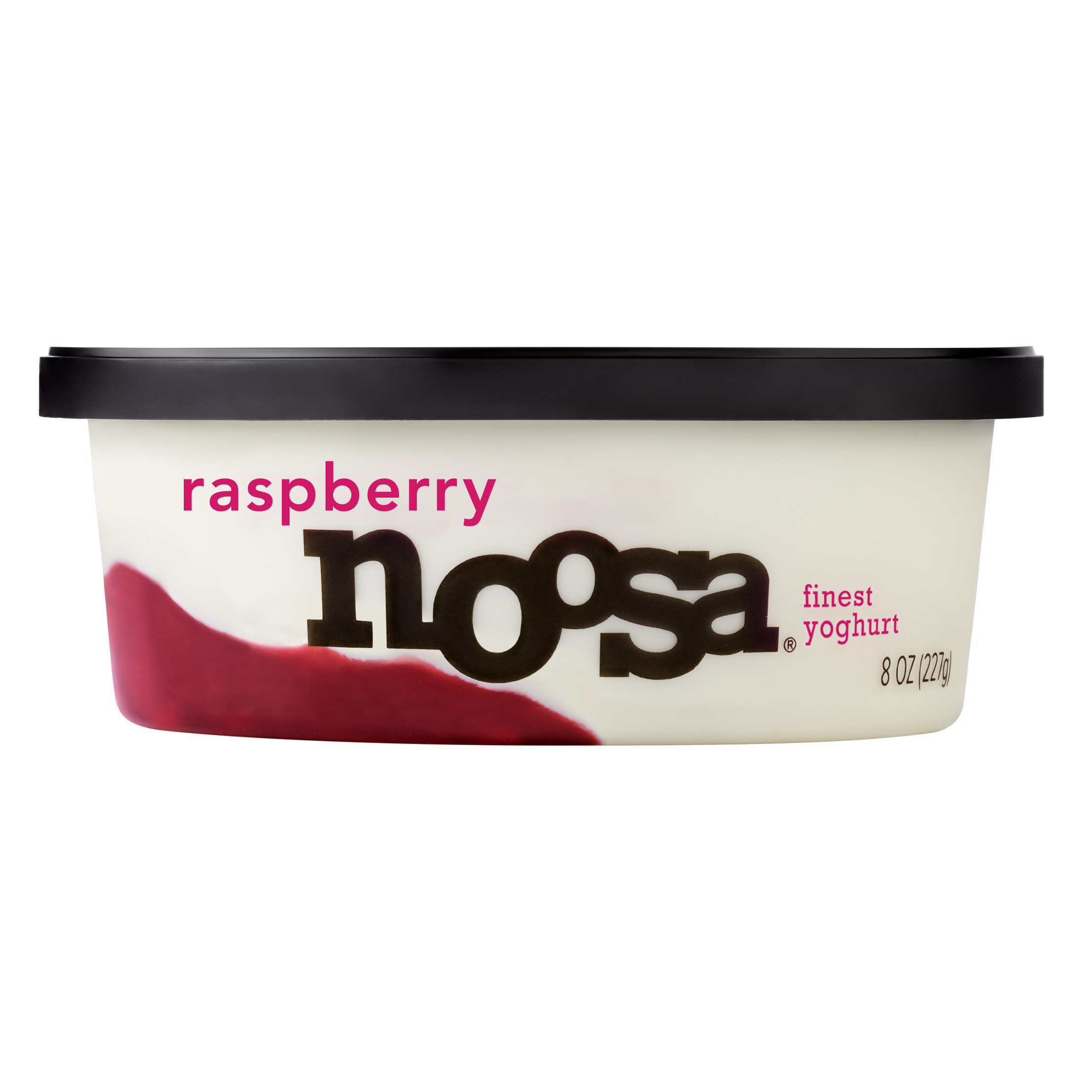 Noosa Yoghurt, Whole Milk Yogurt, Velvety Smooth & Creamy, Raspberry, 8 oz Tub