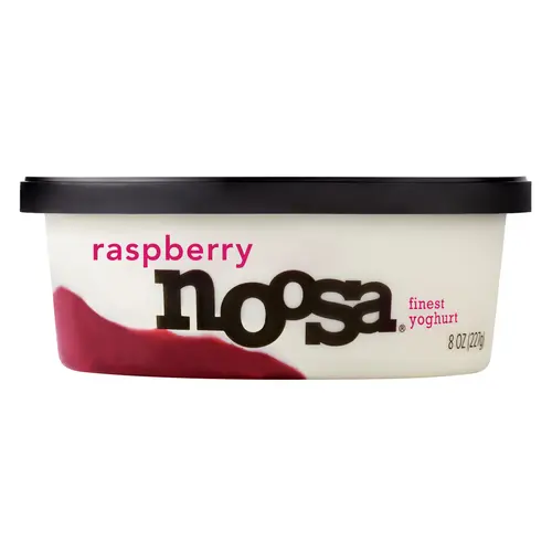 Noosa Yoghurt, Whole Milk Yogurt, Velvety Smooth & Creamy, Raspberry, 8 oz Tub