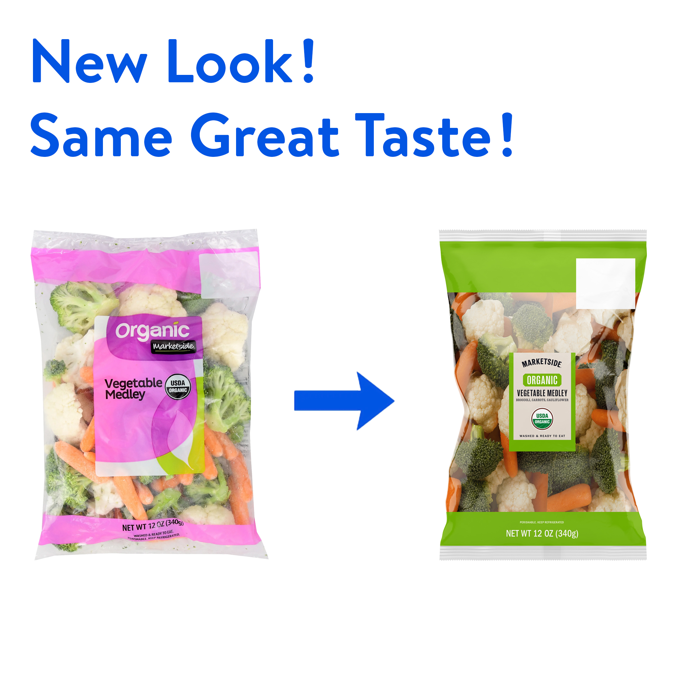 Fresh Marketside Organic Vegetable Medley, 12 oz thumbnail 2