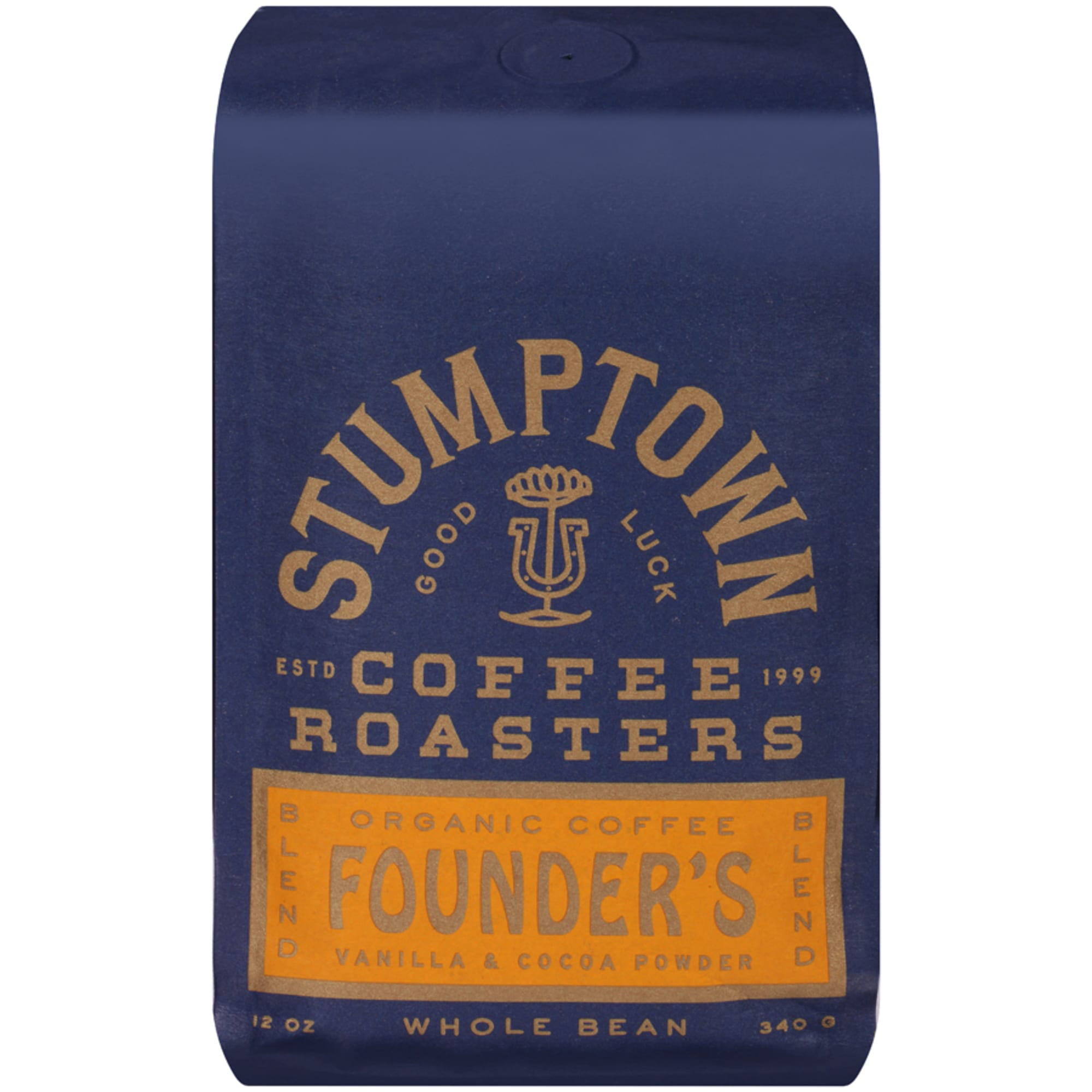 Stumptown Coffee Organic Founders Blend Premium Dark Roast Whole Bean Coffee, Arabica, 12 oz thumbnail 2