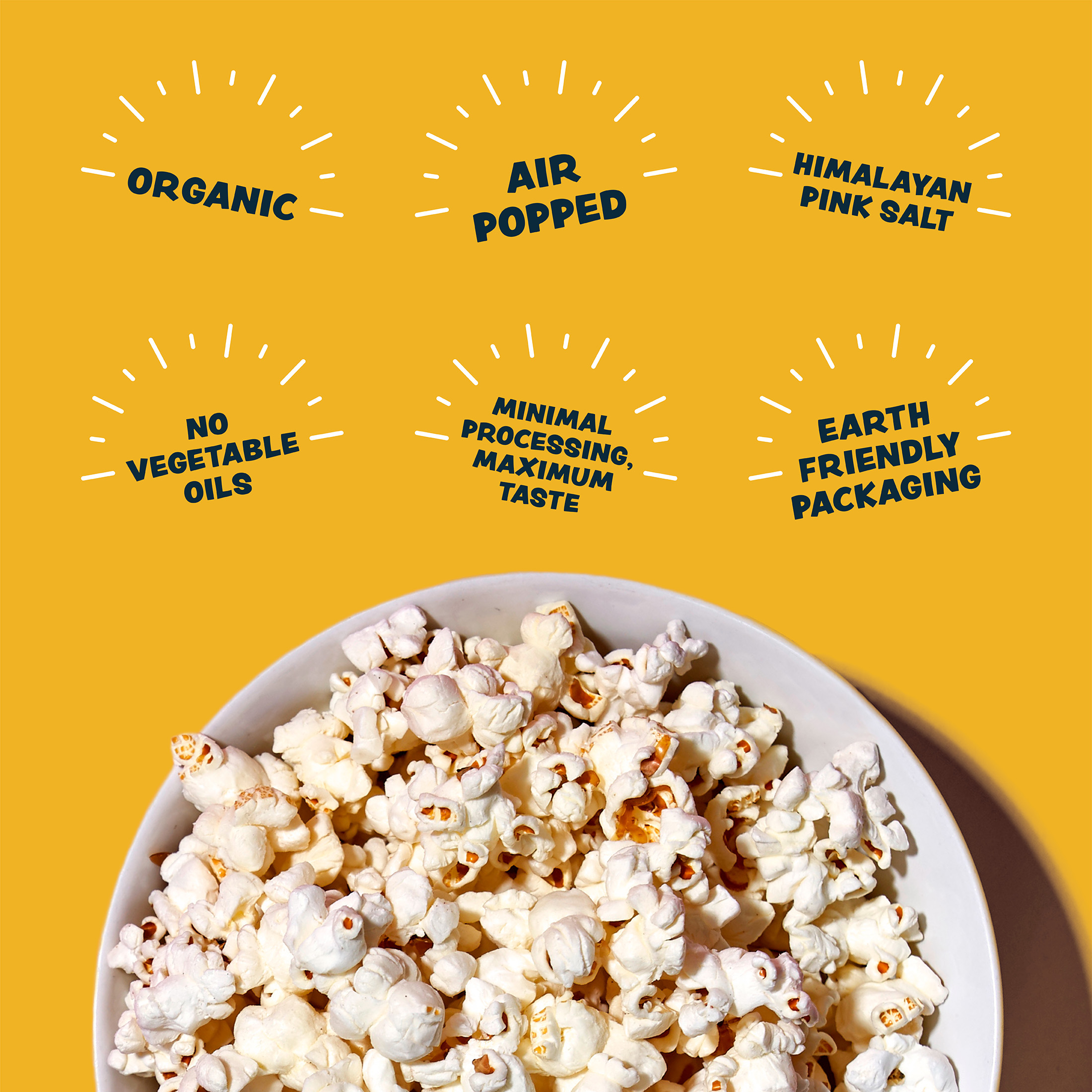 Lesserevil, Organic Popcorn, Himalayan Gold, Gluten-Free, 4.6oz thumbnail 3