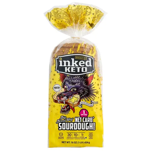 Inked Keto, Big Bread Wolf, Paleo Foundation Certified, Sourdough, 18oz.