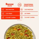Banza Cavatappi Pasta from Chickpeas - Gluten Free, High Protein, and Lower Carb Protein Noodles, 8oz thumbnail 3