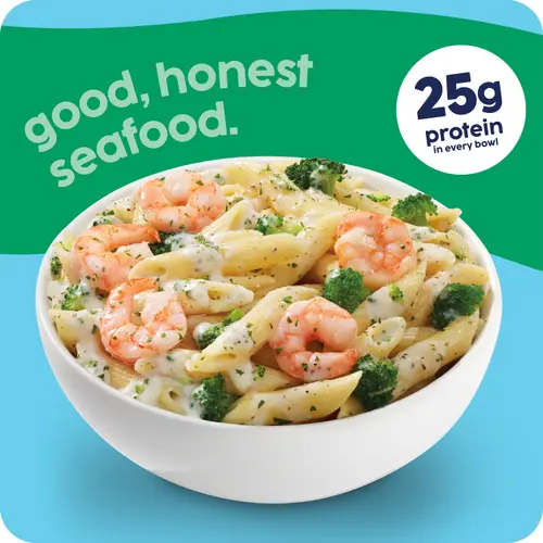 Scott & Jonâ€™s Frozen Meals, Shrimp Alfredo Pasta, Microwave Meals, Frozen Lunch or Dinner for One, 9.6 oz thumbnail 2