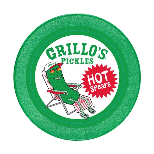Grillo's Pickles Kosher Gluten Free, Hot Dill Pickle Spears, 32 oz thumbnail 4