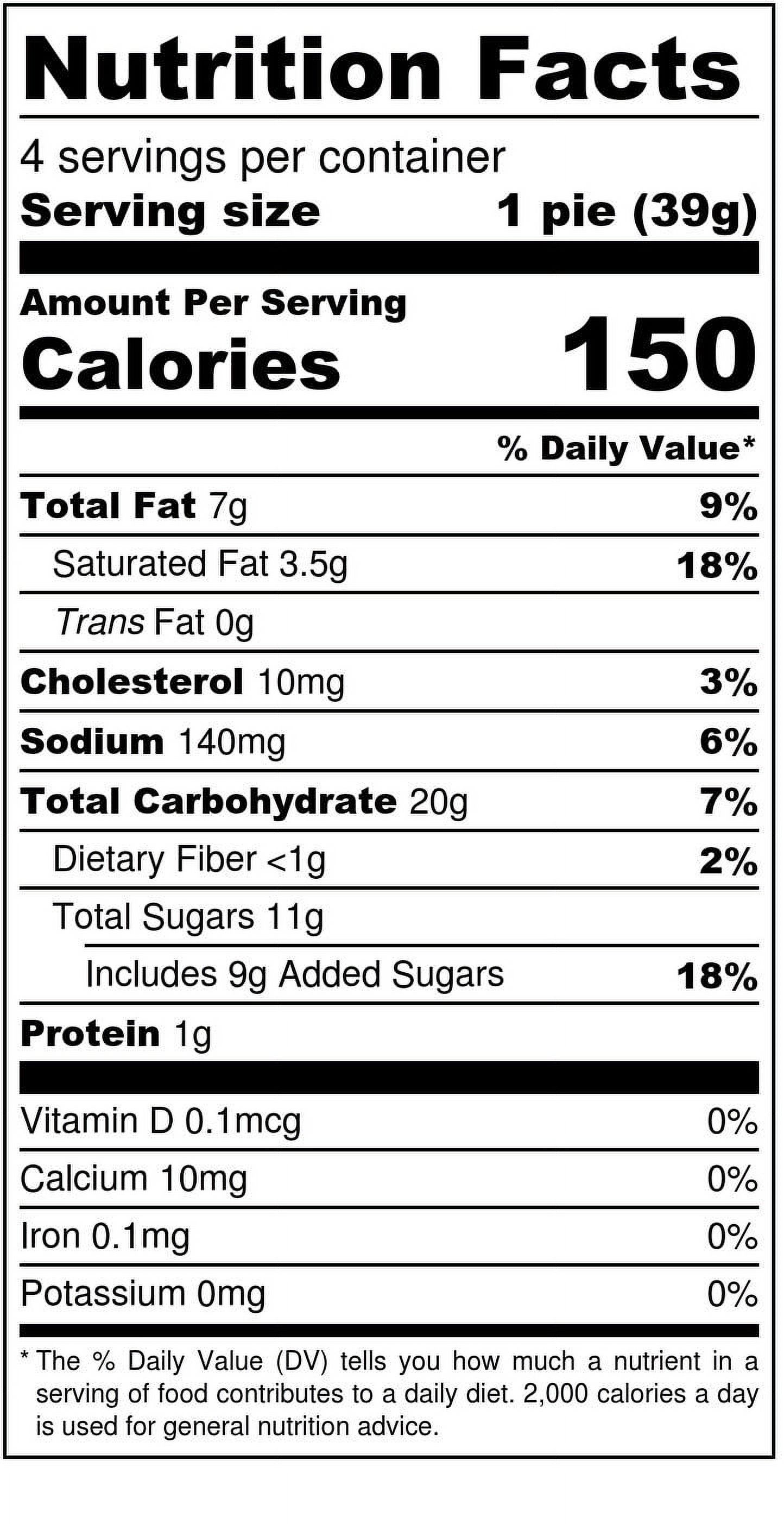 Katz Gluten Free Mini Pies - Cherry |Gluten Free, Dairy Free, Nut Free, Soy Free, Kosher | (1 Pack, 5.5 Ounce Each) thumbnail 4