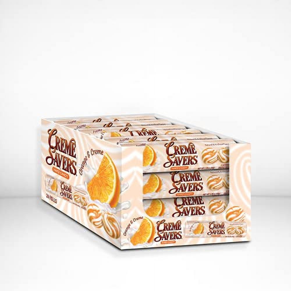 Creme Savers Orange and Creme Hard Candy | The Taste of Fresh Orange Swirled in Rich Cream | The Original Classic Creme Savers B thumbnail 3