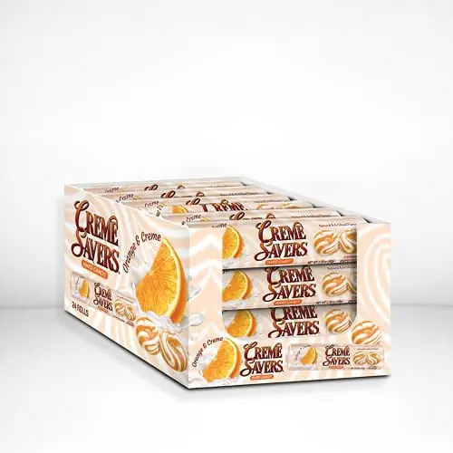 Creme Savers Orange and Creme Hard Candy | The Taste of Fresh Orange Swirled in Rich Cream | The Original Classic Creme Savers B thumbnail 3
