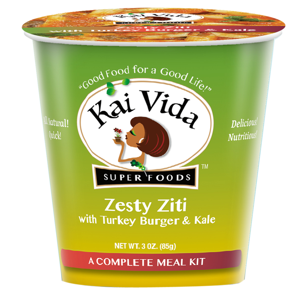Kai Vida Zesty Ziti with Turkey Burger, Kale and Parmesan (3-pack)