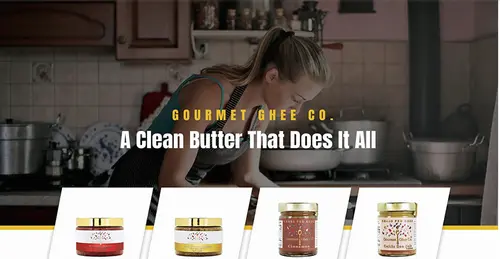 Classic Recipe Ghee Butter, By The Gourmet Ghee Company. Grass Fed, Casein & Lactose Free Ghee, 16oz thumbnail 3