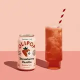 OLIPOP Prebiotic Soda, Strawberry Vanilla, 12 fl oz, Refrigerated thumbnail 4