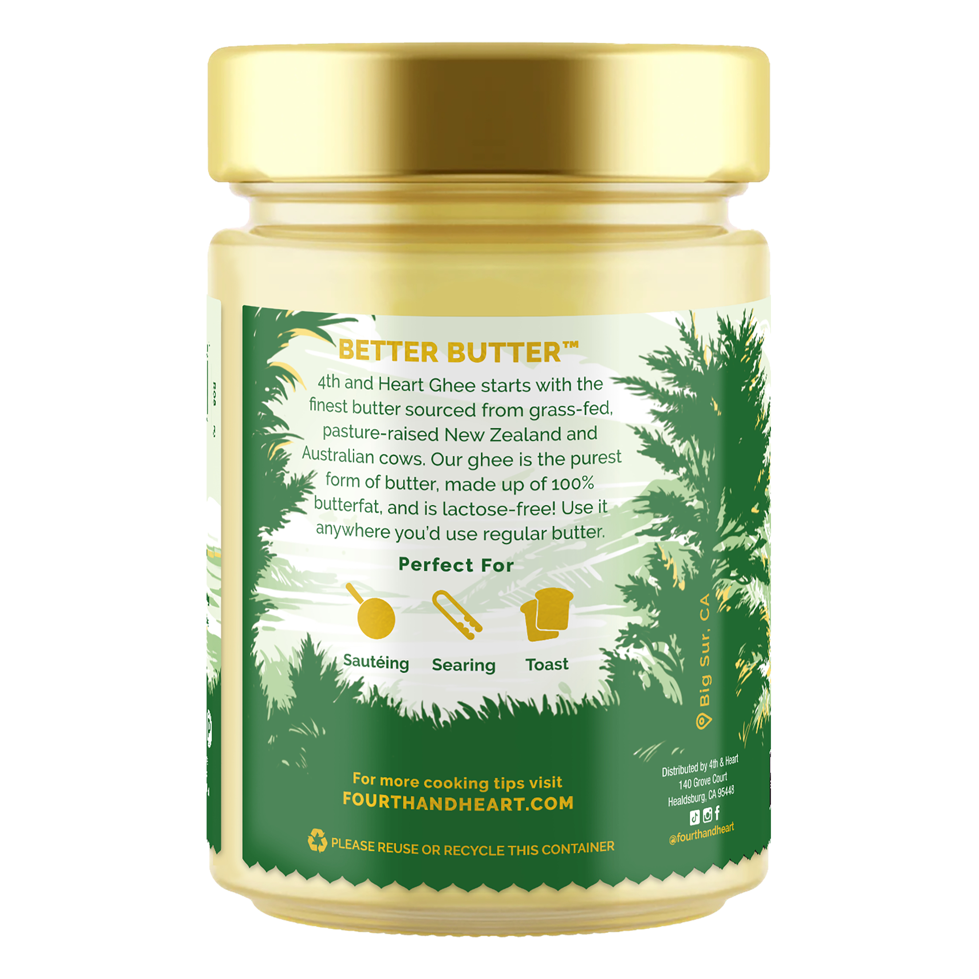 4th & Heart Original Recipe Ghee Clarified Butter, 9 oz thumbnail 2