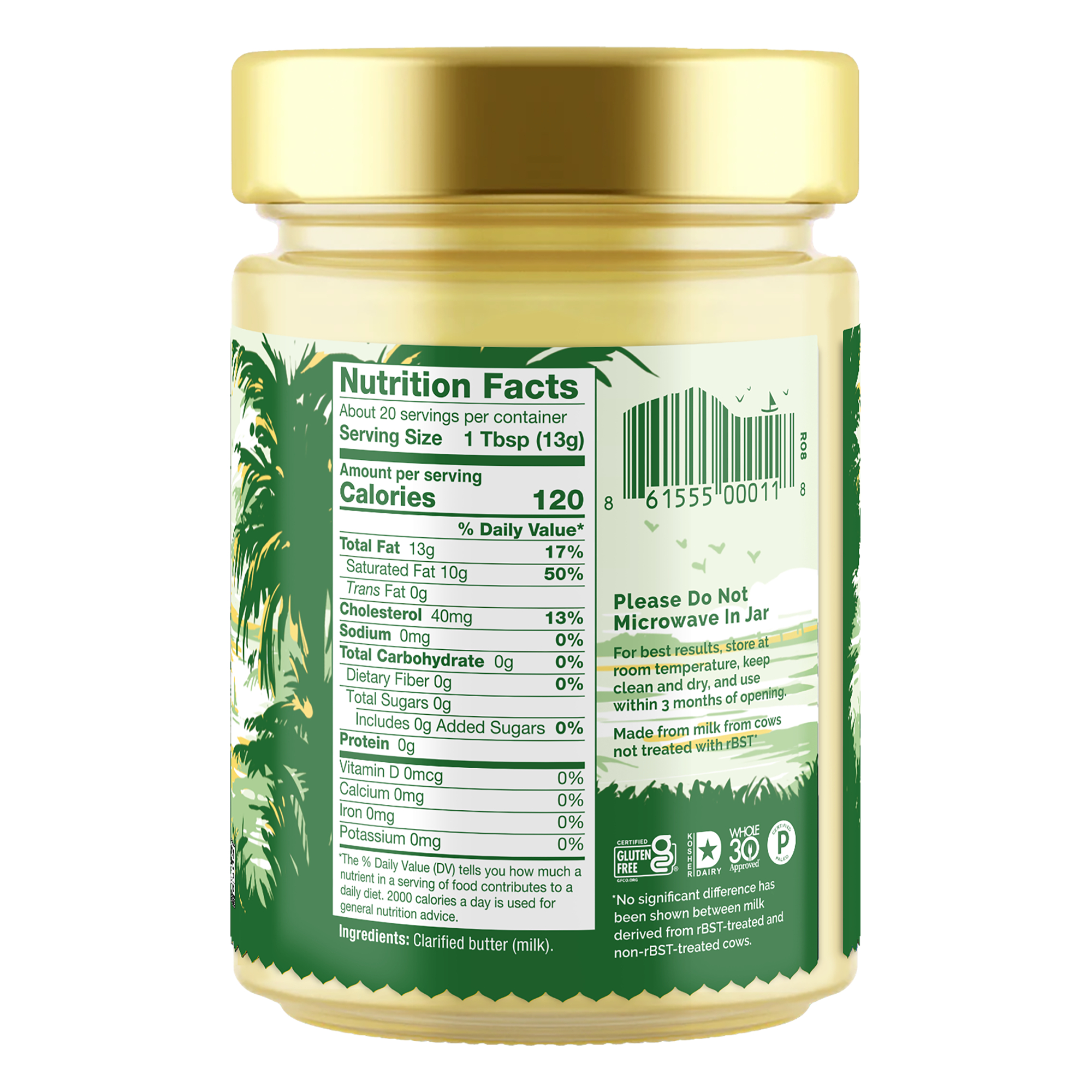 4th & Heart Original Recipe Ghee Clarified Butter, 9 oz thumbnail 3