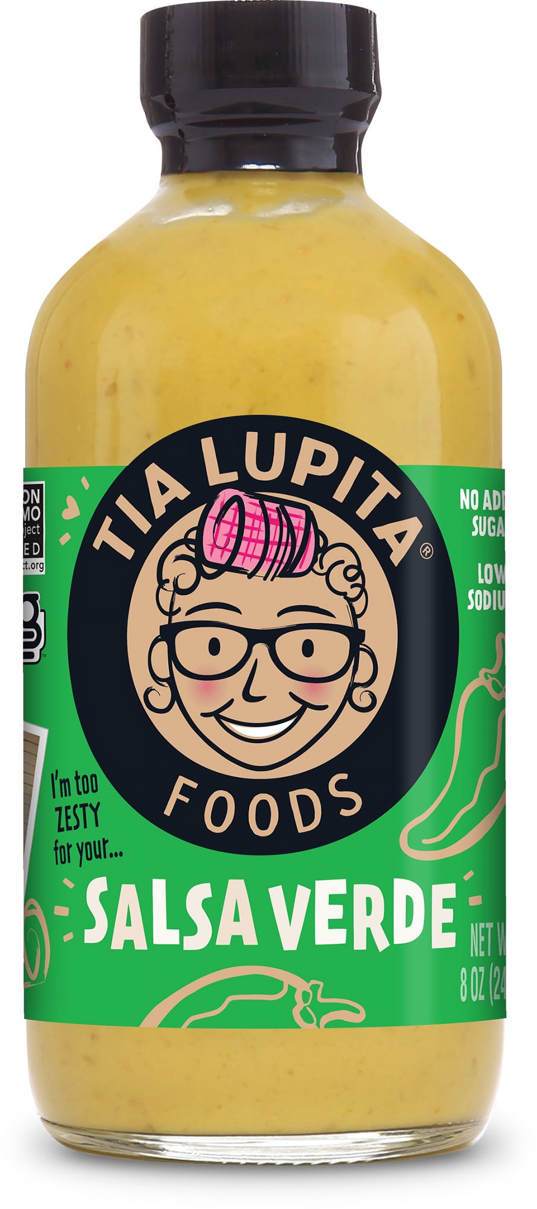 Tia Lupita Foods Salsa Verde Hot Sauce with Green Jalapeno & Tomatillos, 8 oz thumbnail 3