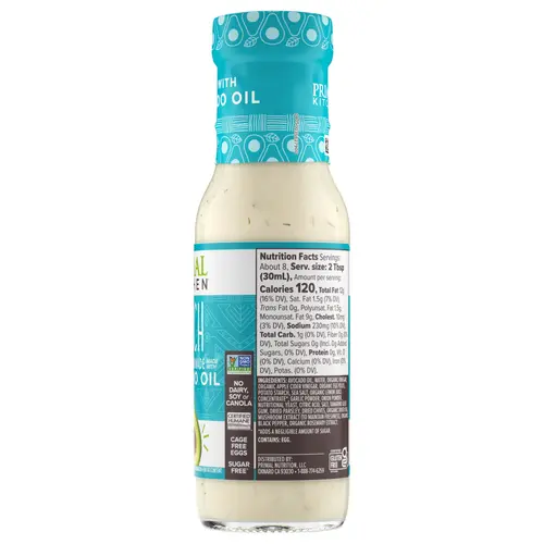 Primal Kitchen Avocado Oil Ranch Dressing & Marinade, 8 fl oz thumbnail 3