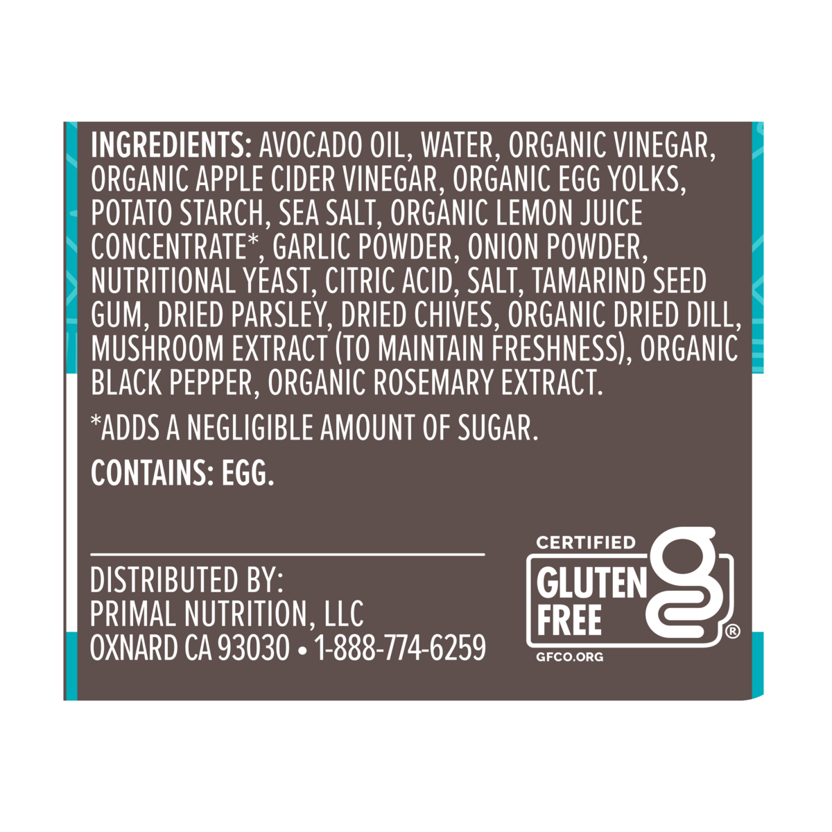 Primal Kitchen Avocado Oil Ranch Dressing & Marinade, 8 fl oz thumbnail 4