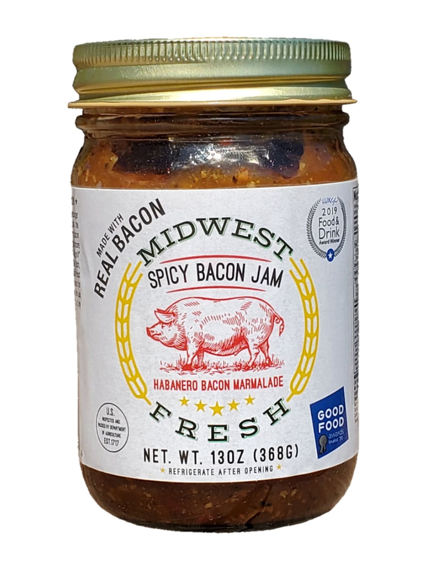 Midwest Fresh Spicy Bacon Jam, 13 oz