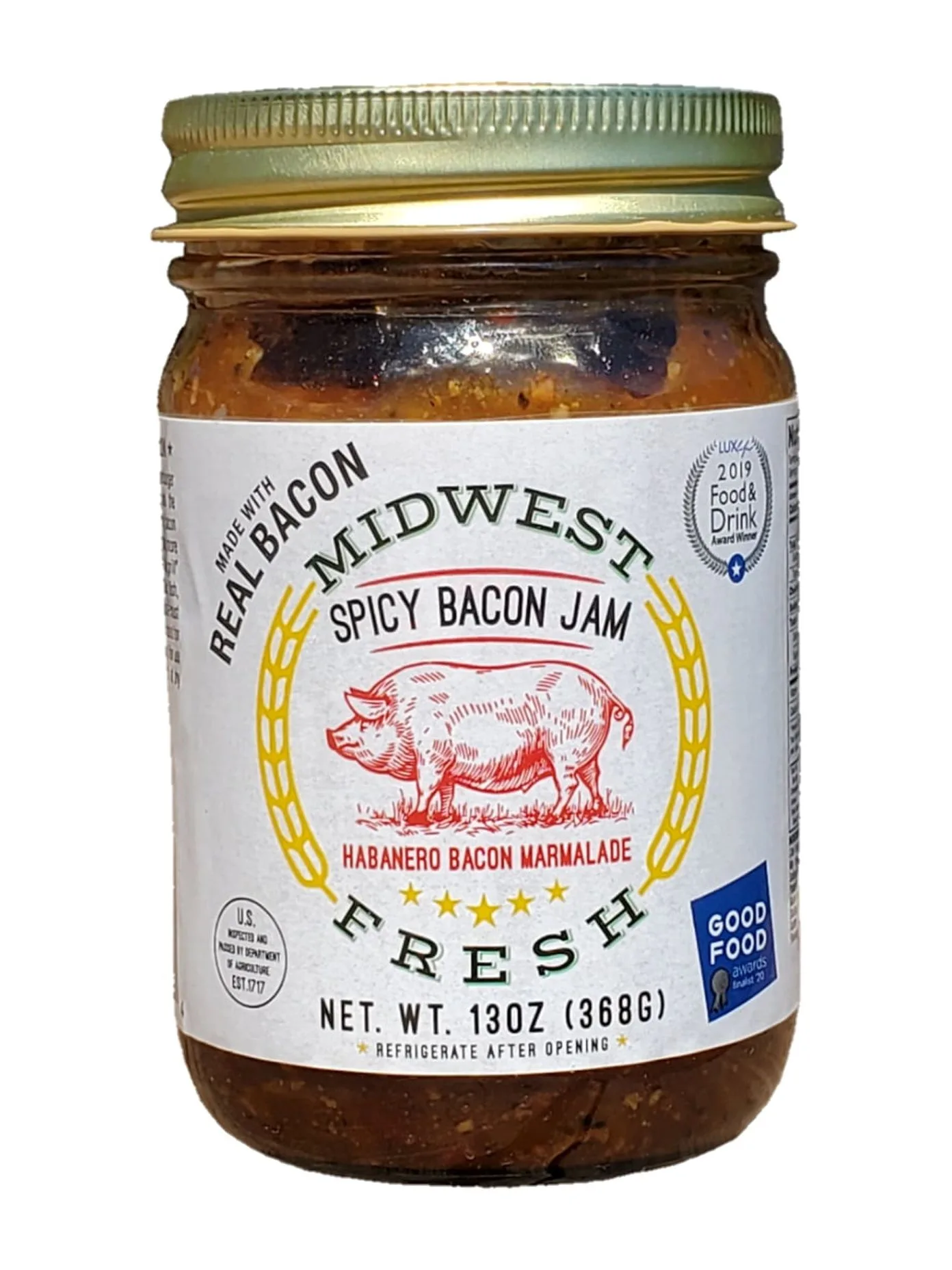 Midwest Fresh Spicy Bacon Jam, 13 oz