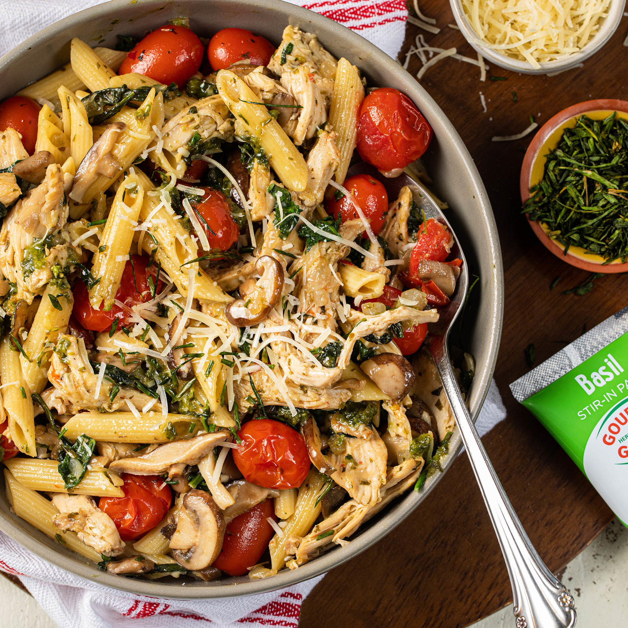 Gourmet Garden Gluten Free Basil Stir-in Paste, 4 oz Tube thumbnail 2