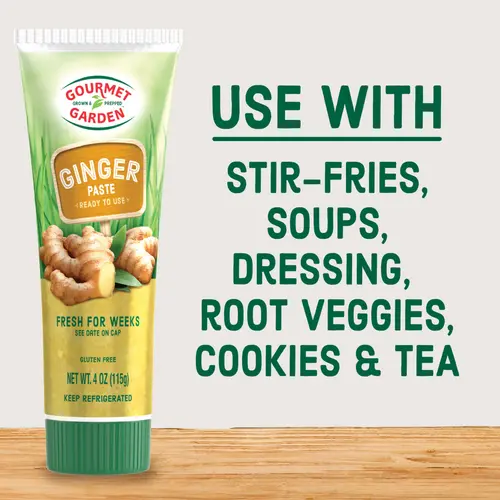 Gourmet Garden Gluten Free Ginger Stir-in Paste, 4 oz Tube thumbnail 4