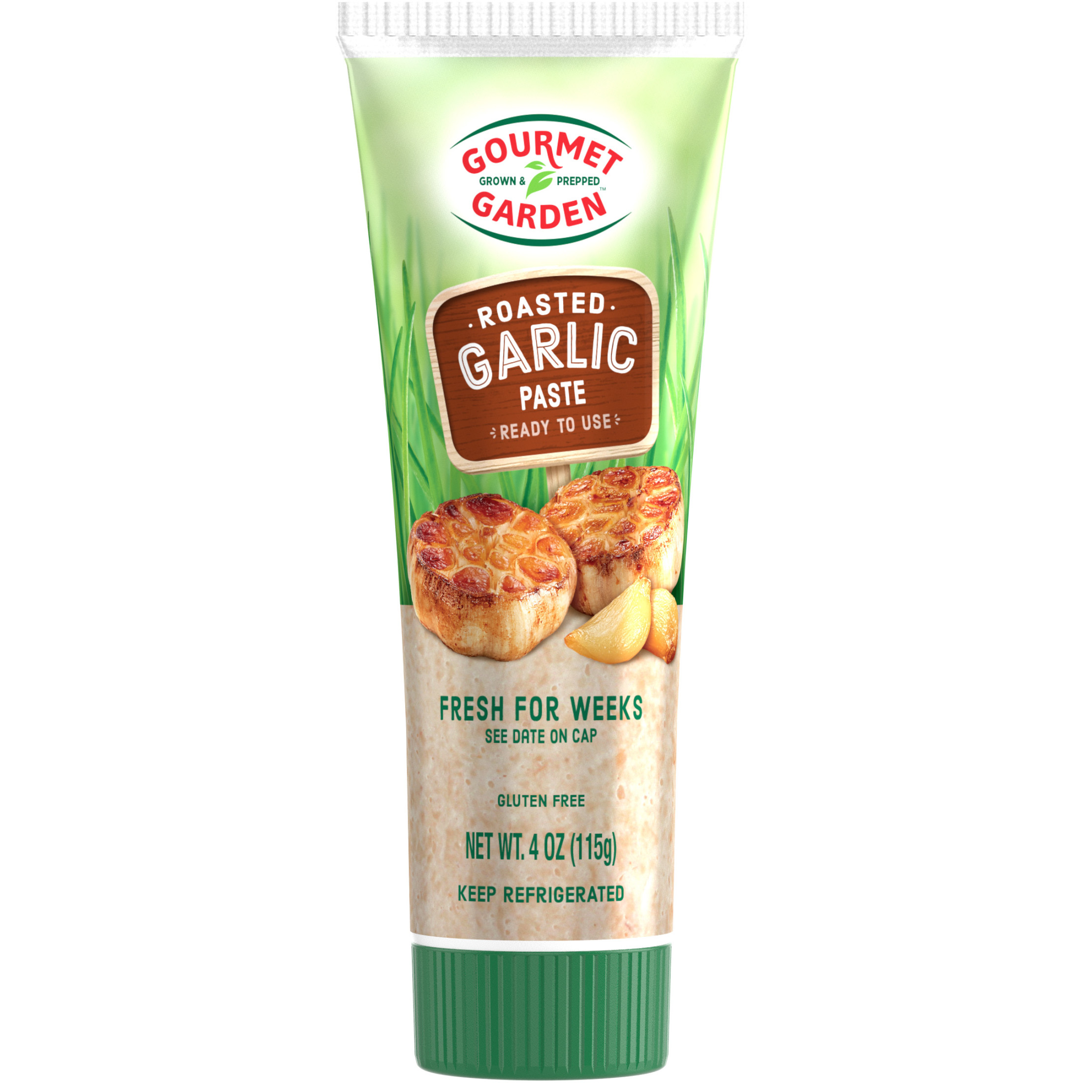 Gourmet Garden Gluten Free Roasted Garlic Stir-in Paste, 4 oz Tube