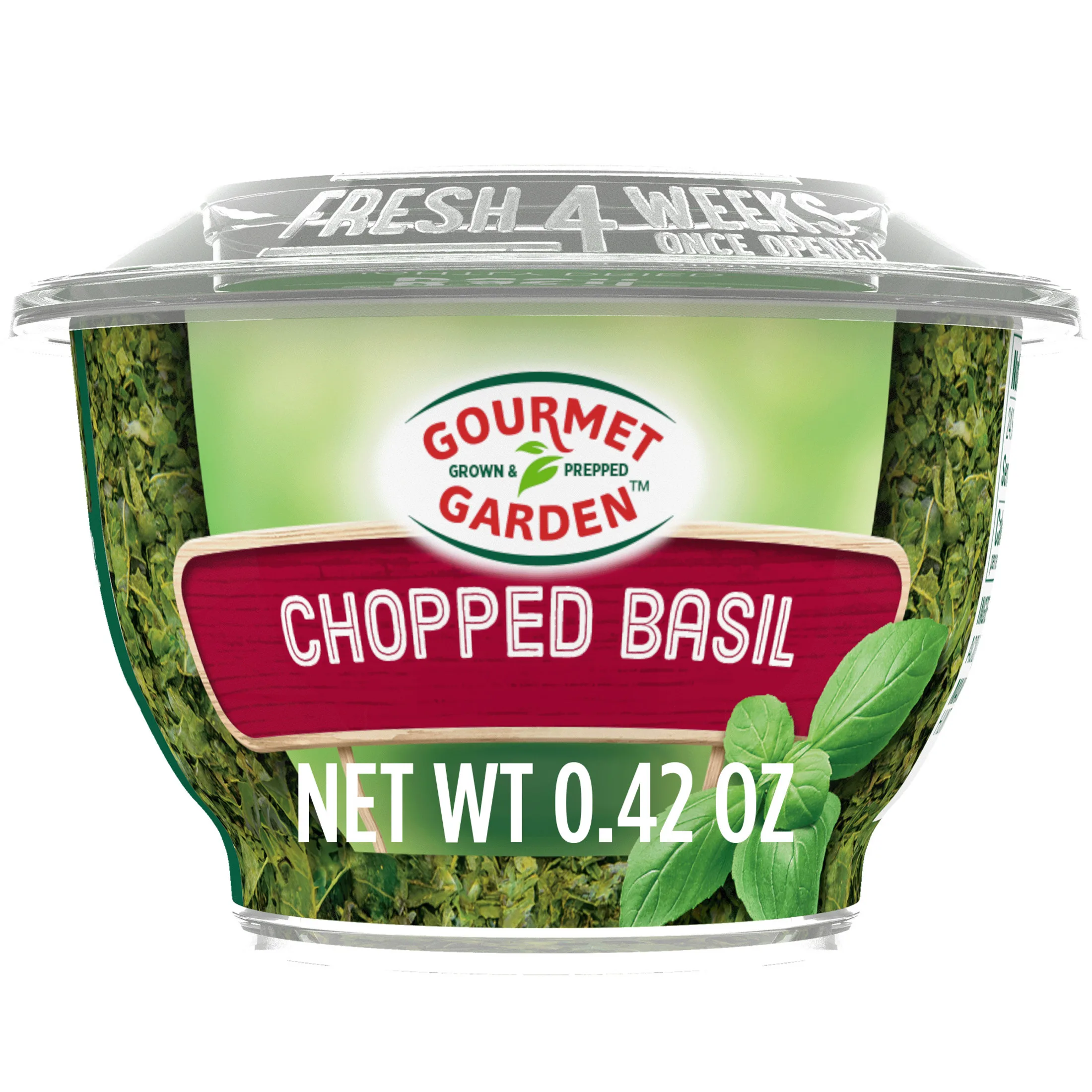 Gourmet Garden Gluten Free Lightly Dried Basil, 0.42 oz Cup