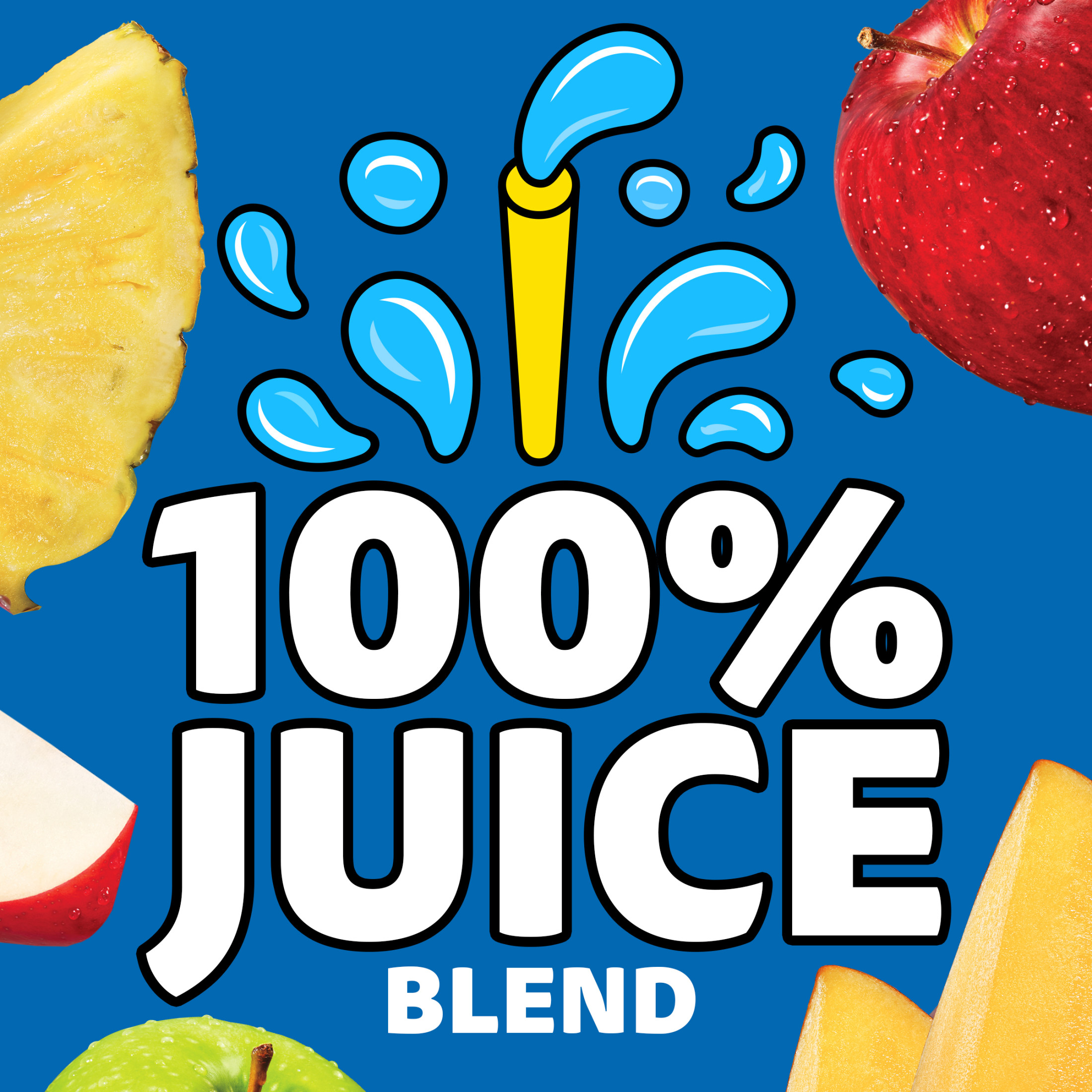 Capri Sun 100% Juice Mango Pineapple Juice Box Pouches, 10 ct Box, 6 fl oz Pouches thumbnail 3