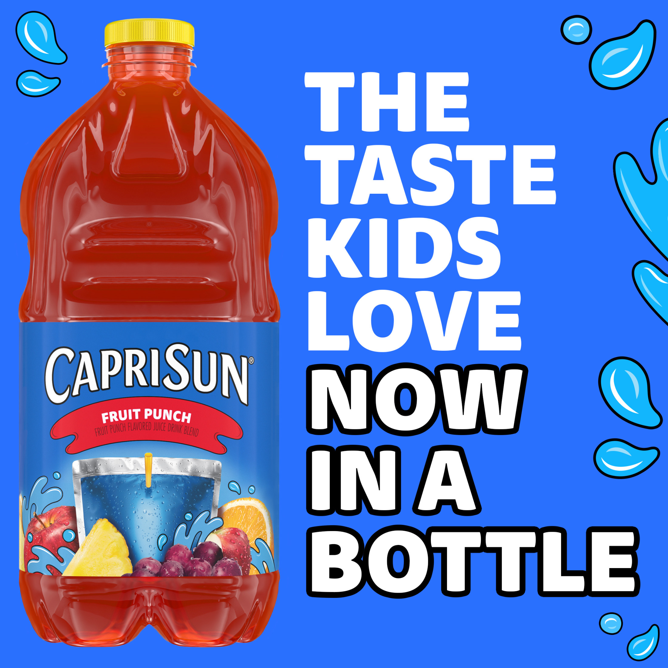 Capri Sun Fruit Punch Flavored Juice Drink Blend, 64 oz Bottle thumbnail 2