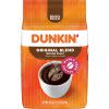Dunkinâ€™ Original Blend Whole Bean Coffee, Medium Roast, 18 oz Bag