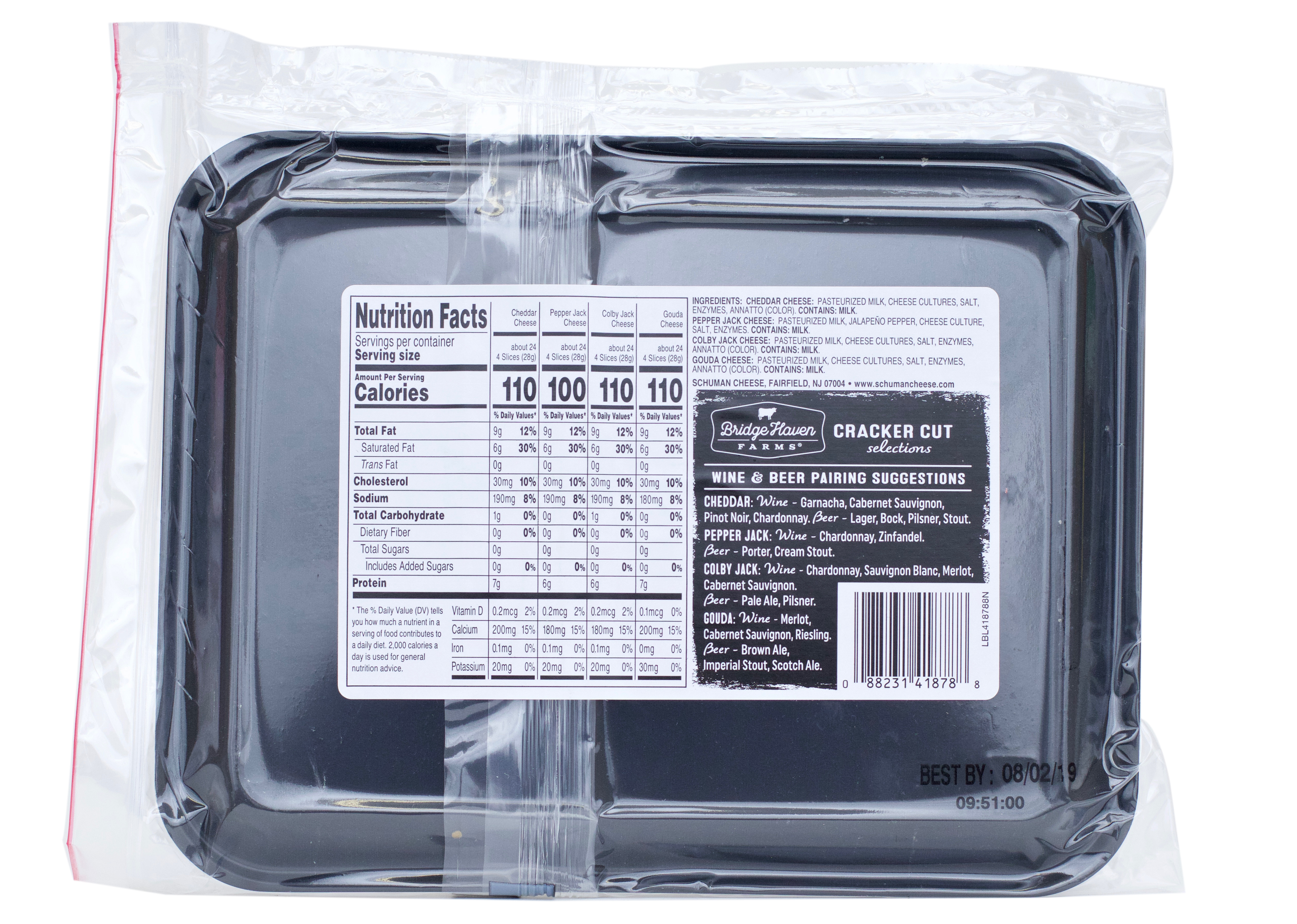 Bella Rosa Bridge Haven Farms Cheese Tray, 16oz thumbnail 2