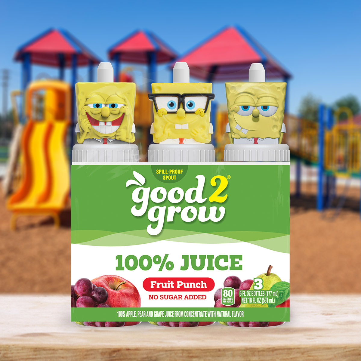 good2grow 6oz 100% Fruit Punch Juice 3 pack (Character Tops Vary) thumbnail 4