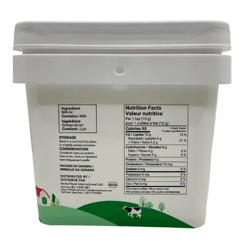 Verka Pure Desi Ghee Clarified Butter, 6.6 lbs (3 kg) - Authentic Rich Flavor thumbnail 2