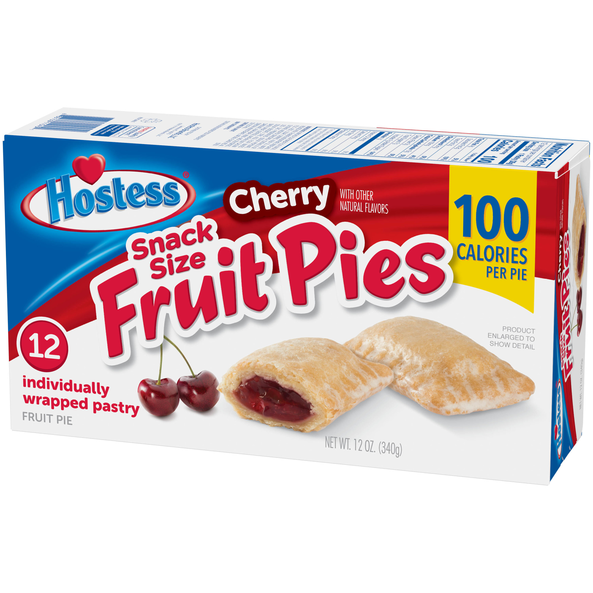 HOSTESS Snack Size Cherry Fruit Pies, 12 Count, 12 oz thumbnail 4